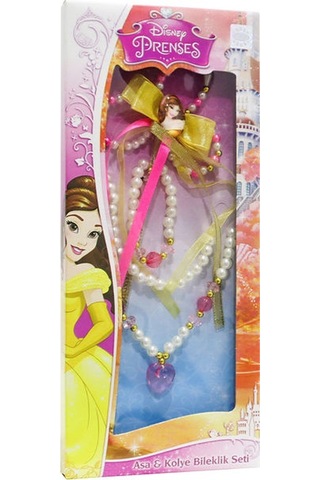Disney Prenses Belle Asa Kolye Bileklik Seti