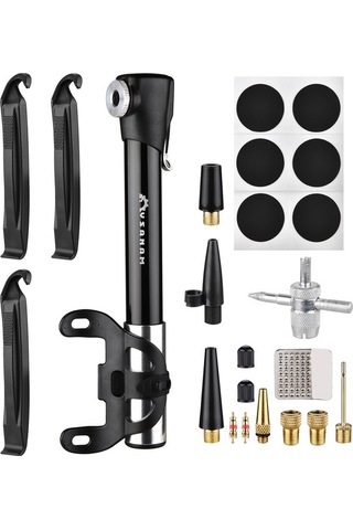 Novahub Mini Bisiklet Pompası 120psı Max Yüksek Basınçlı Hava Pompası, Presta & Schrader Valflerine Uygun