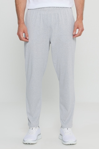 AC&Co / Altınyıldız Classics Erkek Grı Melanj Pamuklu Standart Fit Normal Kesim Beli Lastikli Cepli Pijama Altı Gri Melanj