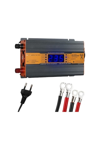 Powermaster Pm-1500b 24 Volt 1500 Watt Led Ekranlı Power Inverter