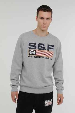 Superfly Men Sweat Gri Melanj Erkek Sweatshirt Gri