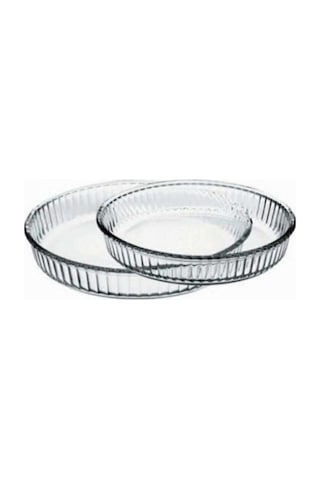 Borcam159022 Yuvarlak Borcam Fırın Kabı 2'li