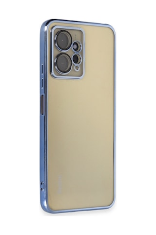 Note 12 4g Kılıf Razer Lensli Silikon - Açık Mavi