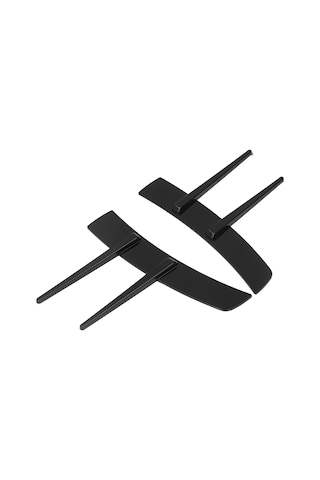 Wezone Abs Parlak Siyah Universal Araç Ön Tampon Yan Spoiler: Akış İyileştirici, Kolay Kurulum, Dayanıklı Malzeme