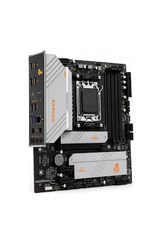Dragos Gaming B650 4d 3x M.2 4x Ddr5 6000mhz Type-c Usb 3.2 Hdmi Dp 2.5 G.lan Am5 Matx Anakart