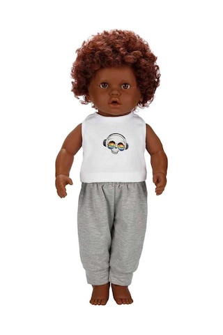 Dollz'n More Dada Kıvırcık Saçlı Bebek 60 Cm