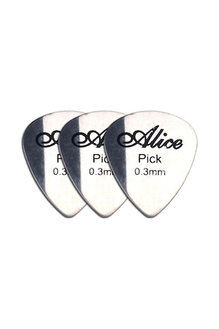Alice 3 MM Kalınlıkta Metal Elektro Gitar Penası-3 Adet