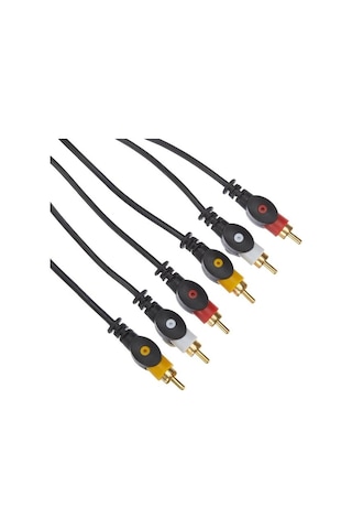 Powermaster Pm-11954 3 Rca Tos 5 Metre Kablo Video Audio Stereo Ses