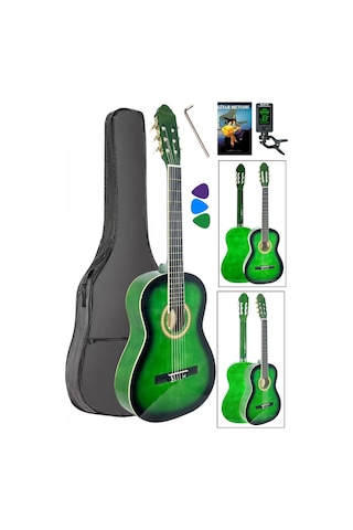 Victor Klasik Gitar Seti Yeşil Renk