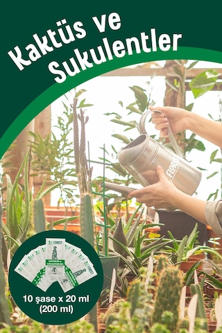 Florıst-konsantre Sıvı Kaktüs Ve Sukulent Bitki Besini 200