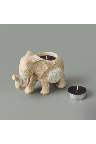 Kpmm Elephant Mumluk - Bej - 12x8 Cm Renkli