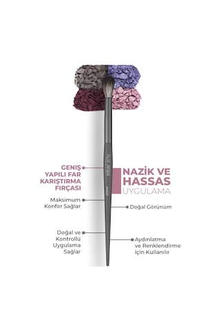 Alix Avien Geniş Yapılı Far Karıştırma Fırçası Dome Blending Brush Aa220