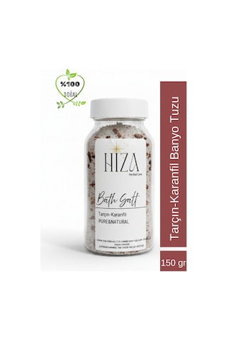 Doğal Yağ İçerikli Tarçın Karanfil Banyo Tuzu 150 Gr 150 Gr Diğer