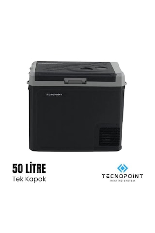 Tecnopoınt 50 Litre Tek Kapaklı Kompresörlü Araç Buzdolabı 12/24v