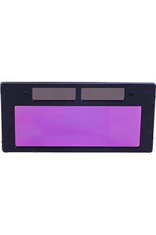 Flybuy Pratik Güneş Enerjili Otomatik Kararan Kaynak Maskesi, Yüz Koruması, Kaynak Kaskı Lensi, Cr927 Pil, Siyah, 10,8x5,0 Cm