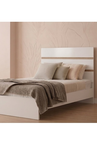 Asel Başlıklı Tek Kişilik 90x190 Karyola Seti