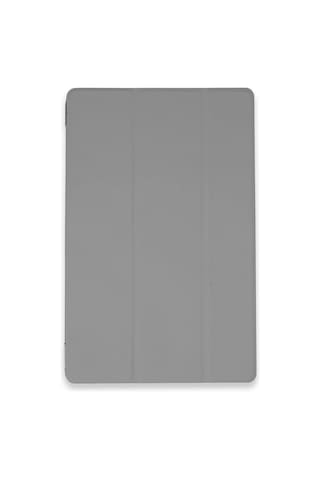 Uray Store Apple iPad Uyumlu 2022 10.9 10.nesil Kılıf Tablet Smart Kılıf - Koyu Gri Arka Kapak