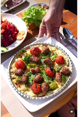 Modabakir Bakır Künefe Tepsi, Bakır Sunum Servis Tepsisi 35 Cm Model:85235 Gümüş