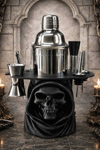 Reaper Standlı Kokteyl Hazırlama Seti