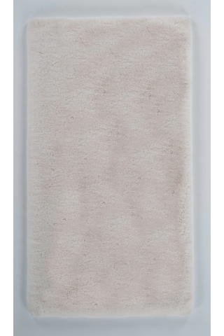 Apex Palma Krem Peluş Post Halı Krem