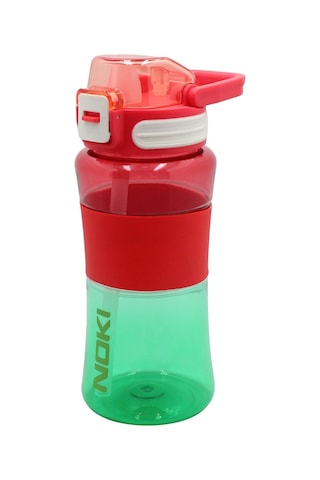 Noki Tritan Pipetli Kapak Çift Renk Silikon Kemerli 700 Ml Matara Çok Renkli