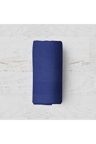 Pamuklu Lacivert 200X200+2*(50X70) Battal Boy Lastikli Çarşaf Tak