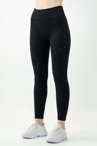 Maraton Active Slimfit Kadın Koşu Siyah Tayt 812118-siyah