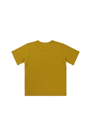 Civil Boys Basic Surf Etiketli 10-13 Yaş Tişört - Sarı Bambu