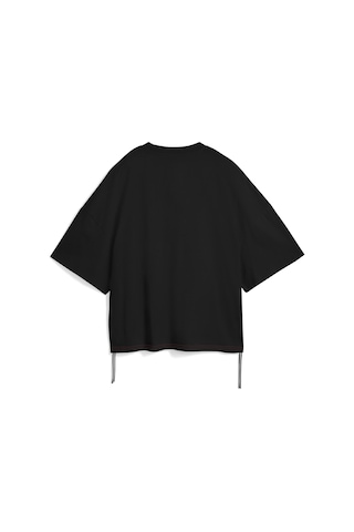 Puma Dare To Oversized Ruched Tee Kadın Yetişkin T-shirt SIYAH