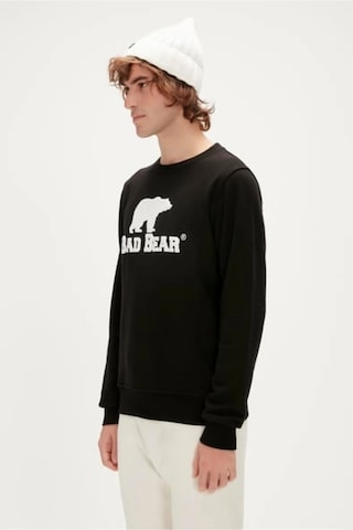 Bad Bear Logo Crewneck Erkek Sweat 22.02.12.007 Nıght Siyah