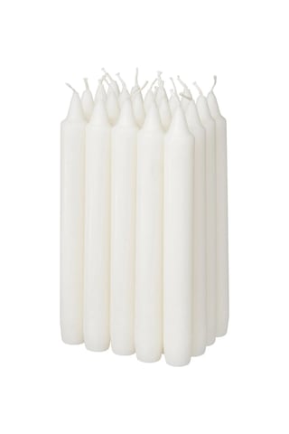 Ikea Nejlıksyren 20'li Şamdan Mumu 2,2 X 19 Cm Beyaz