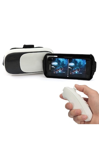 Microcase VR 3D Sanal Gerçeklik Gözlüğü + VR Bluetooth Kumanda
