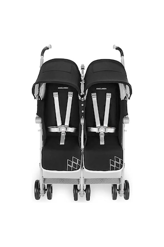 Maclaren Twin Techno İkiz Bebek Arabası Black