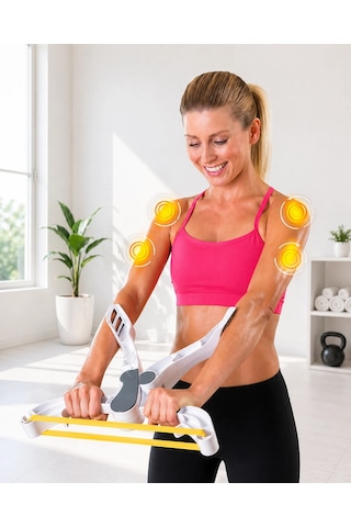 Taşınabilir Direnç Bantlı Ev Fitness Kol Güçlendirme Aleti Çok Renkli