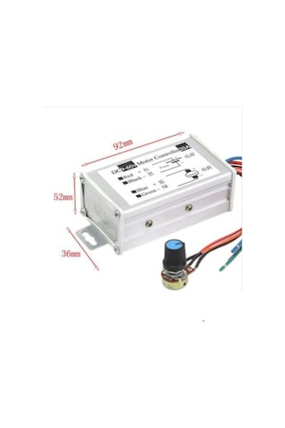 Rfkumanda-9V 12V 24V 36V 48V 60V 20A Pwm Dc Motor Hız Kontrol Modülü