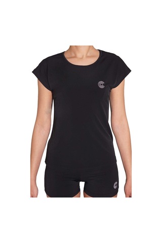 Courtmax Sport Siyah T-Shirt Çok Renkli