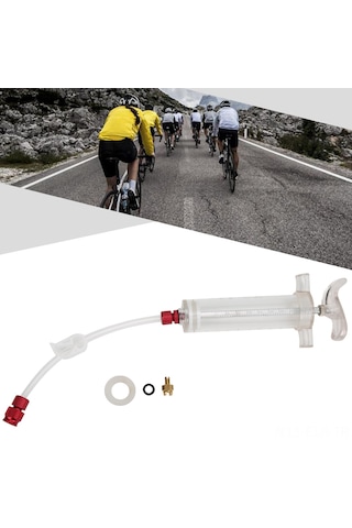 Xindoker Bisiklet Lastik Tamir Sıvısı Enjeksiyon Aleti - Universal Amerikan/fren Valfi - 50ml Hacim - Pvc Malzeme - Kolay Kullanım Diğer