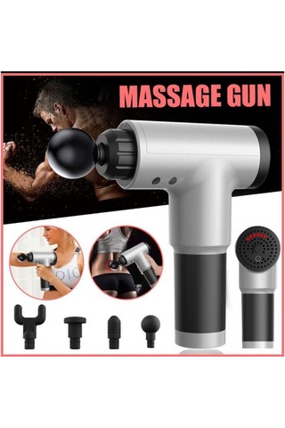 Kas Rahatlatıcı Şarjlı 4 Başlıklı Darbeli Titreşimli 5256 Çok Renkli