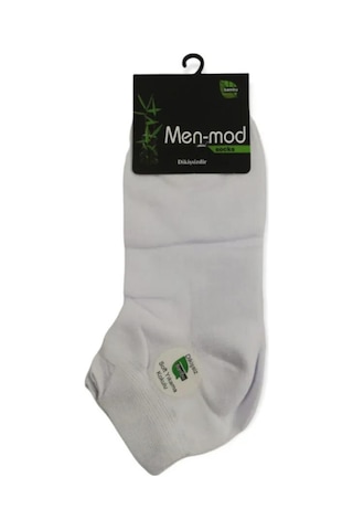 Menmod 12 Li Bambu Dikişsiz Kısa Patik Erkek Çorabı 001