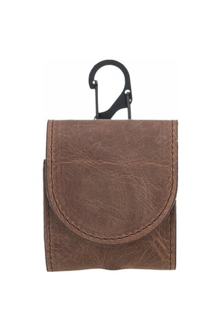 Magnet Airpods 1 And Airpods 2 Leather Case With Hook Çok Renkli