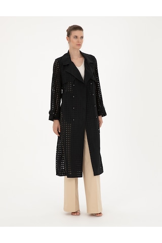 Pierre Cardin Kadın Siyah Trençkot 50282821-vr046 Siyah