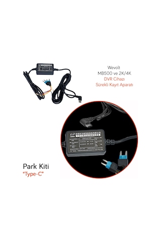 Nyf Park Kiti Type-c Wevolt Mb500 Ve 2k/4k Dvr Sürekli Kayıt Aparatı