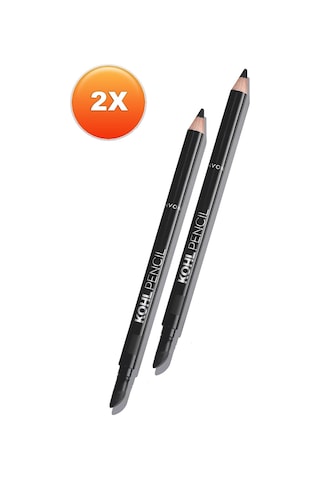 Avon Kohl Sünger Uçlu Suya Dayanıklı Göz Kalemi True Black 2'li