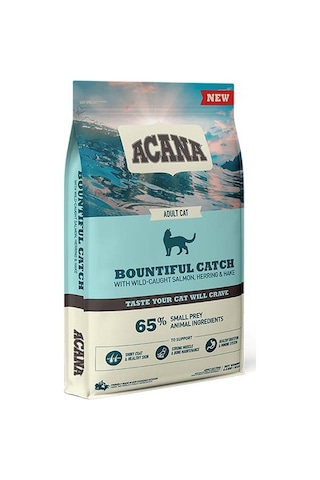 Acana Bountiful Catch Somonlu ve Ringa Balıklı Yetişkin Kedi Maması 4500 G