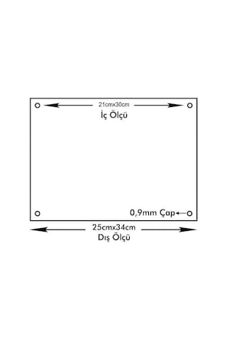 A4 Şeffaf Pleksi Tabela Resim Fotoğraf Çerçevesi (21X30) (360609461)