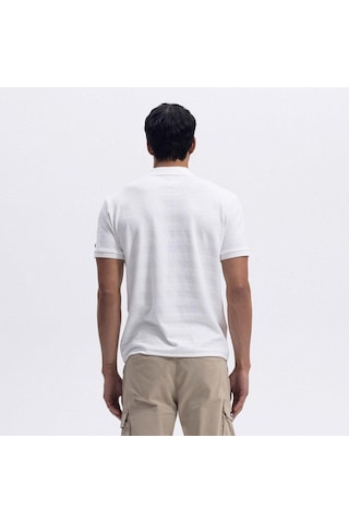Ellesse Em493-of Polo Yaka Erkek T-shirt - Kırık Beyaz