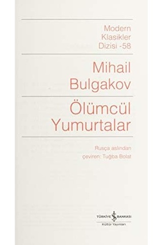 Ölümcül Yumurtalar: Modern Klasikler Serisi
