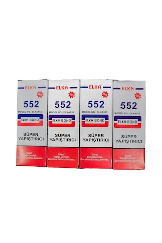 Elka 552 Süper Japon Yapıştırıcı 4 Adet