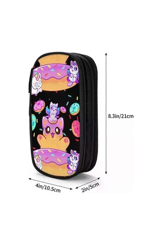 Tf2187 Aphmau Meow Peluş Hayvan Anime Kediler Kalem Kutusu Büyük Kapasiteli Düzenleyici Kalem Kutusu Saklama Çantası Erkek Kız Öğrenciler Kırtasiye Th