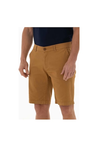 Arma Ar-ma Erkek Şort Baskisiz Basic Fermuar Kapamali Önden İki Cepli Arka İki Cepli Şort Dokuma Kumaş Regular Fit %98 Pamuk %2 Elastan Gabardin Y25505278501 Kahverengi-k5